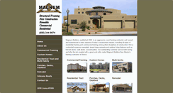 Desktop Screenshot of magnumbuildersnm.com